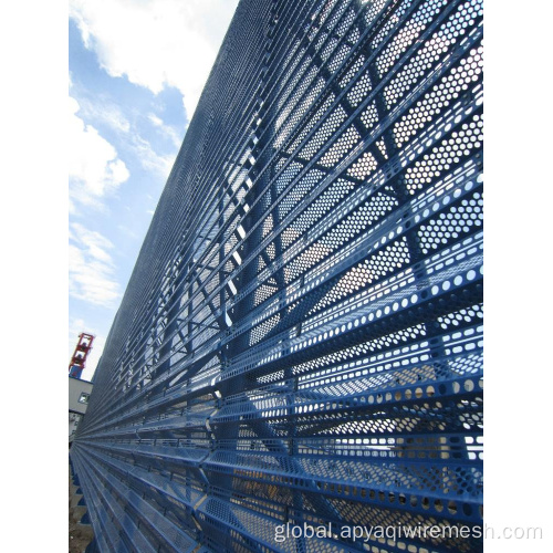 Perforated Metal dust suppression wind fence wall windbreak Fence Supplier
